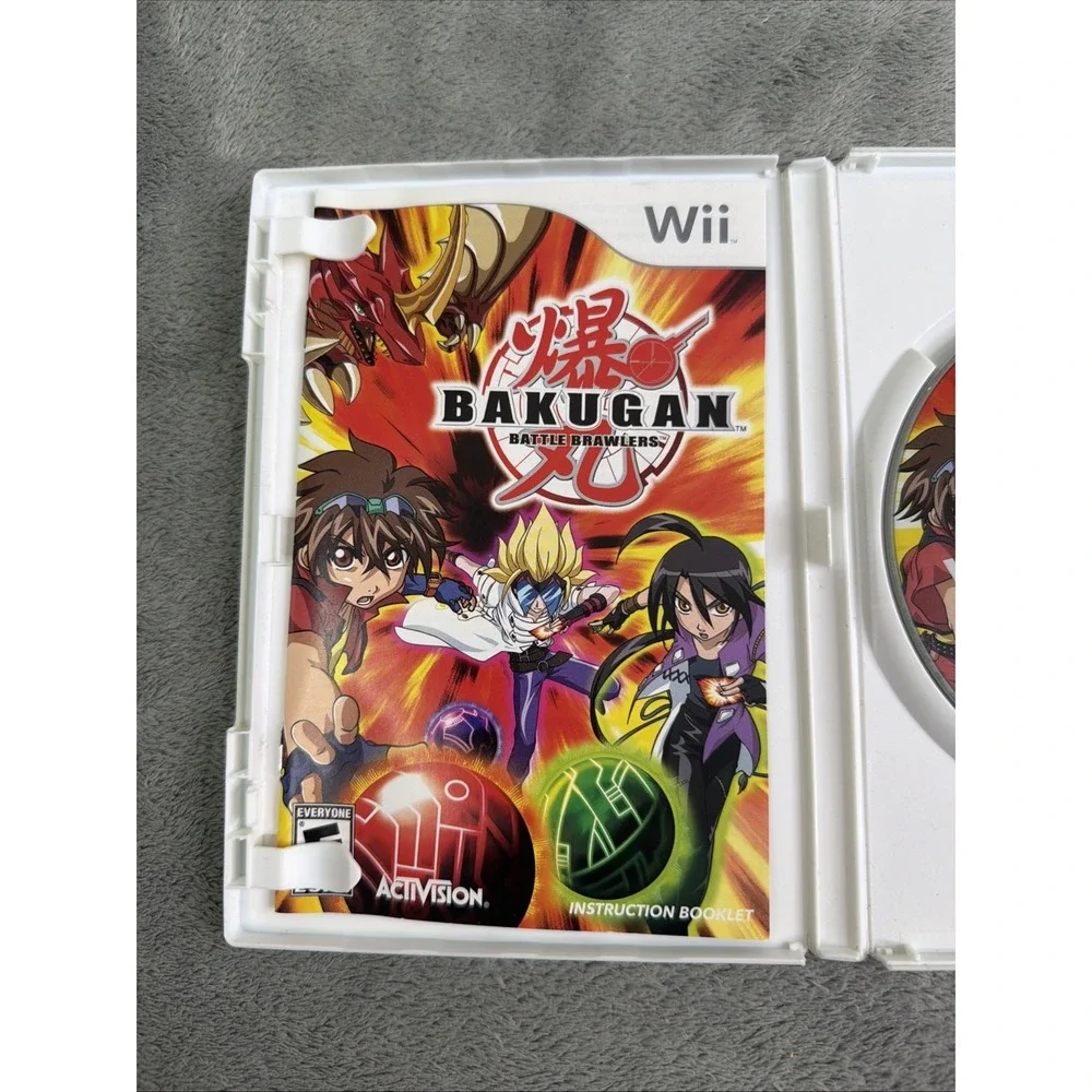 Bakugan Battle Brawlers (Nintendo Wii, 2009) Complete With Manual